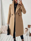 Camel Wool Blend Coat - 5