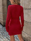 Emma – Winter Dress + Women’s - Cozy Casual | Sweater Dress - 80