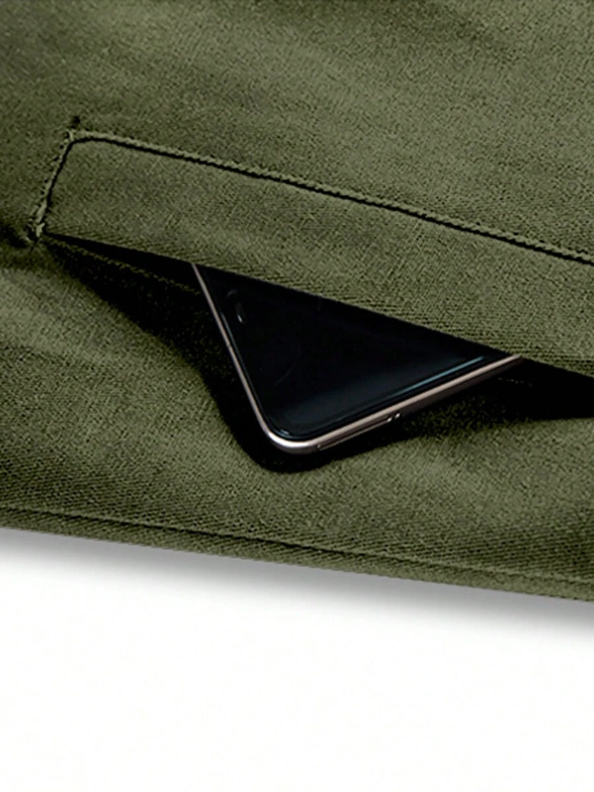 Thermal Bomber Coat Khaki - 18