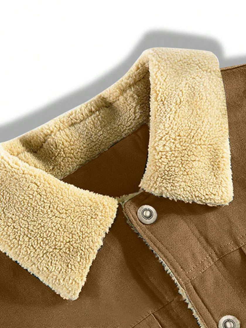 Thermal Bomber Coat Khaki - 5