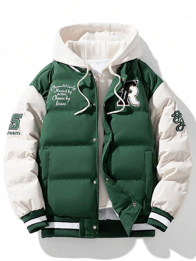 Trendy Hooded Sweatshirt Jacket - 1