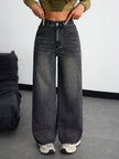 Retro Straight Leg Jeans