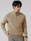 Stylish Half Zip Sweater - 3