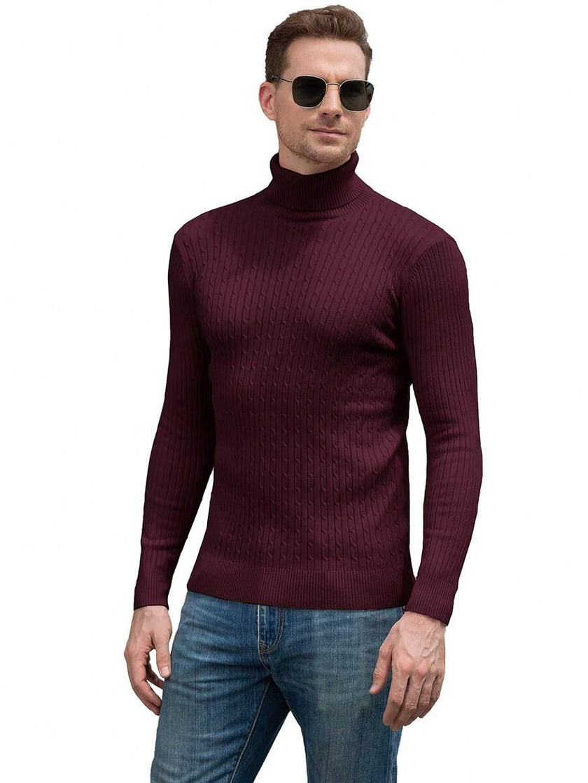 Vintage High Neck Sweater - 17