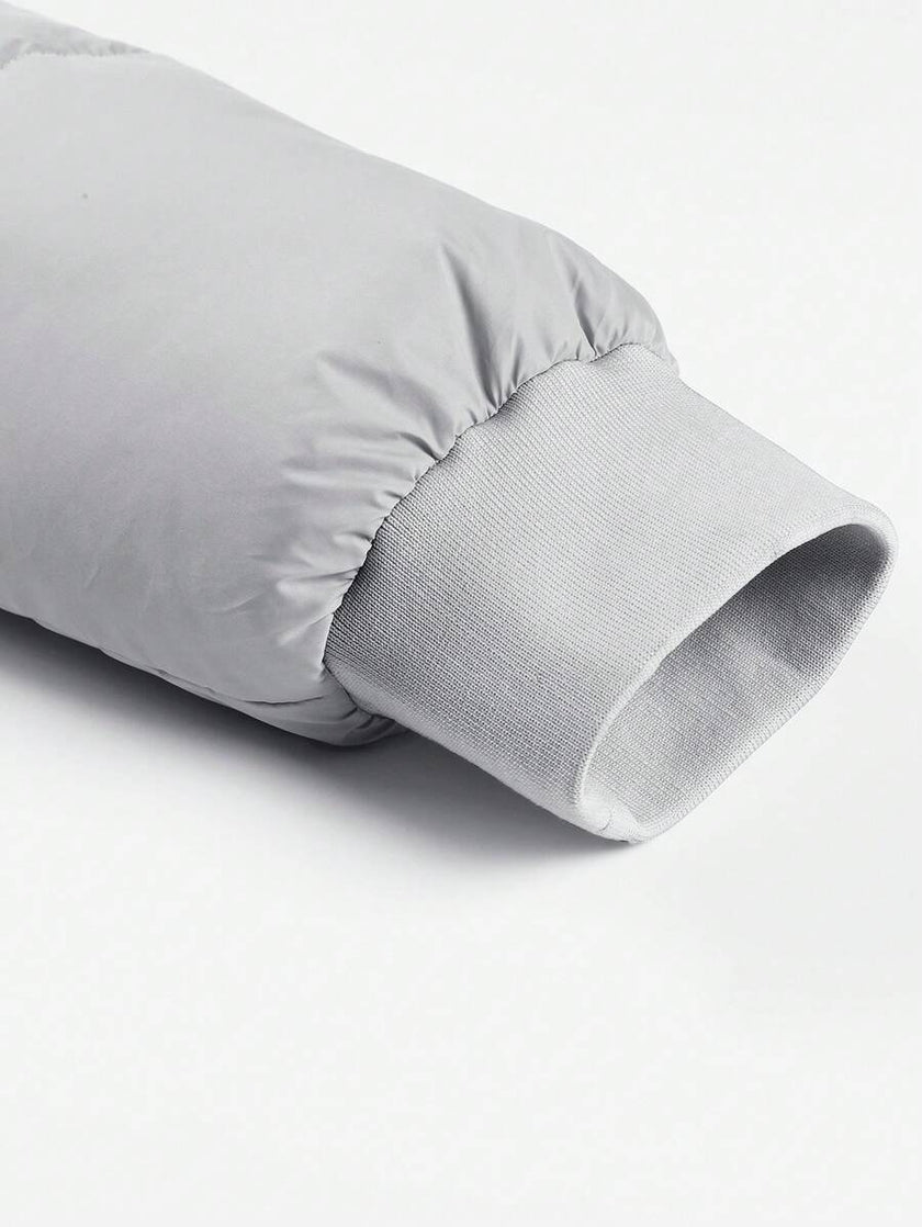 Casual Padded Jacket Khaki - 24