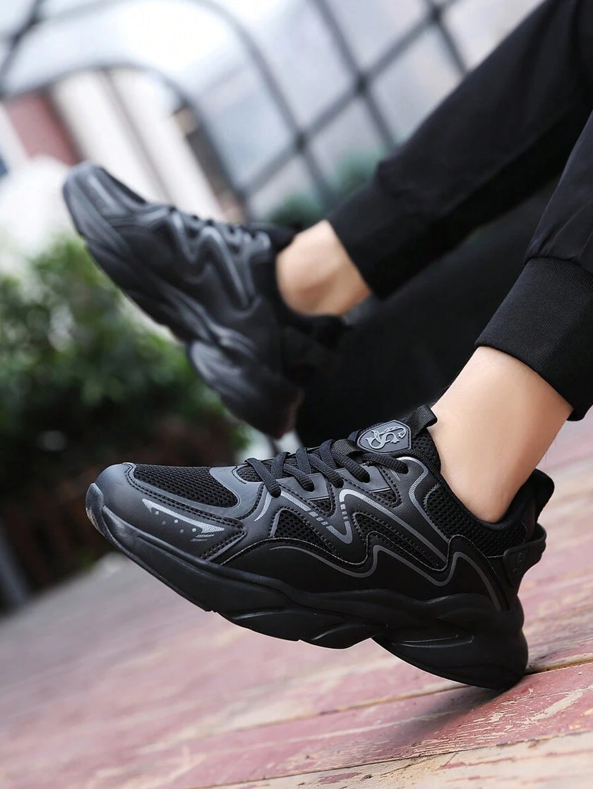 Breathable Chunky Sneakers Beige