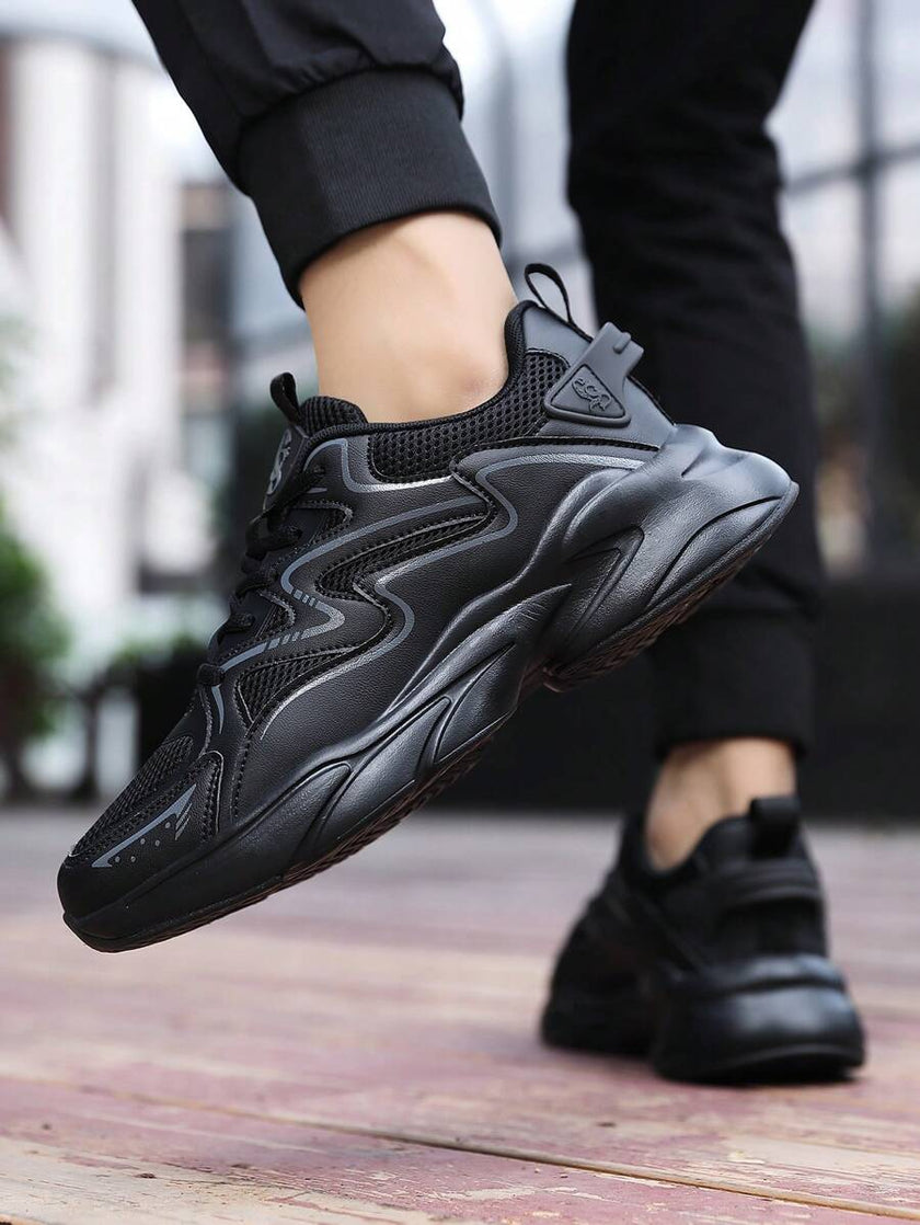 Breathable Chunky Sneakers Beige