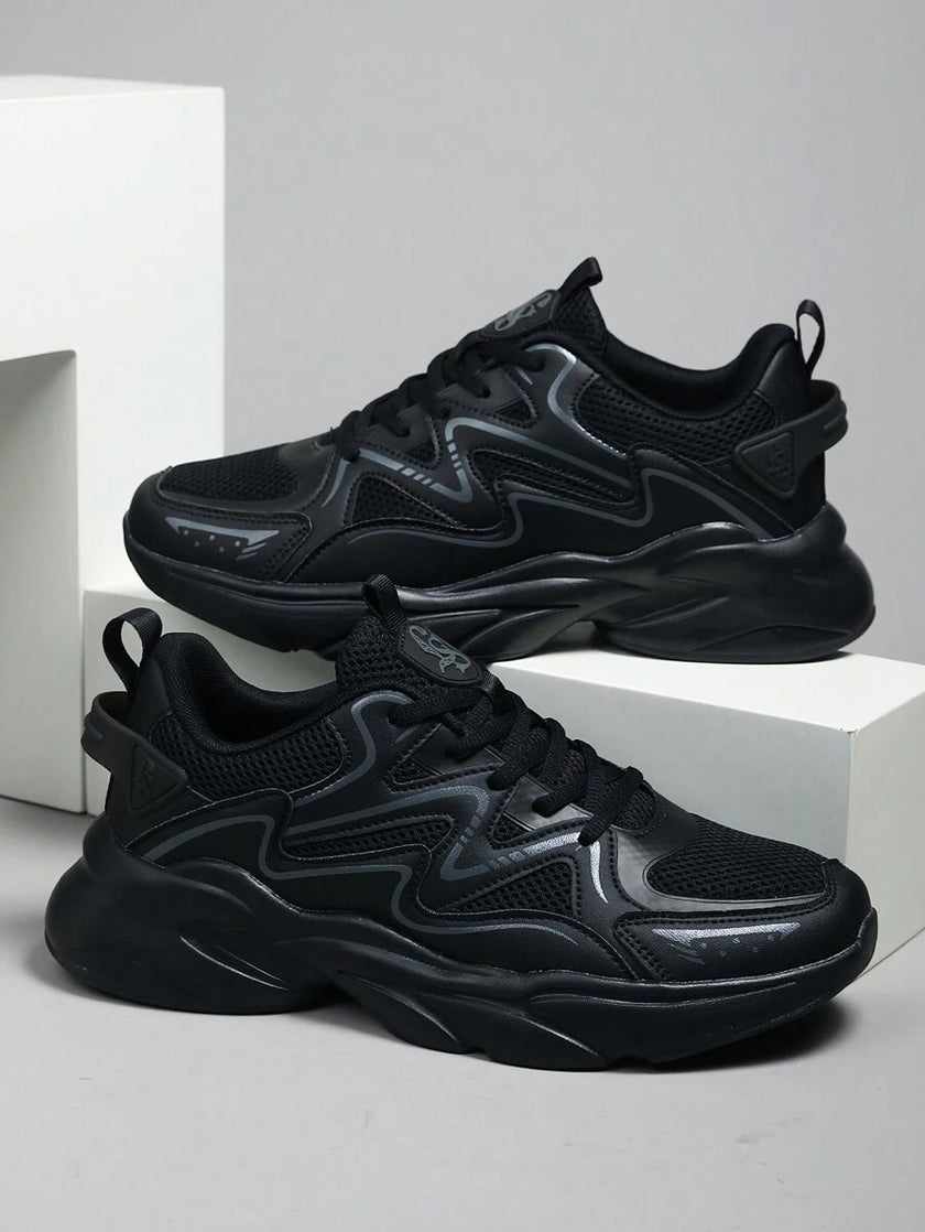 Breathable Chunky Sneakers Beige