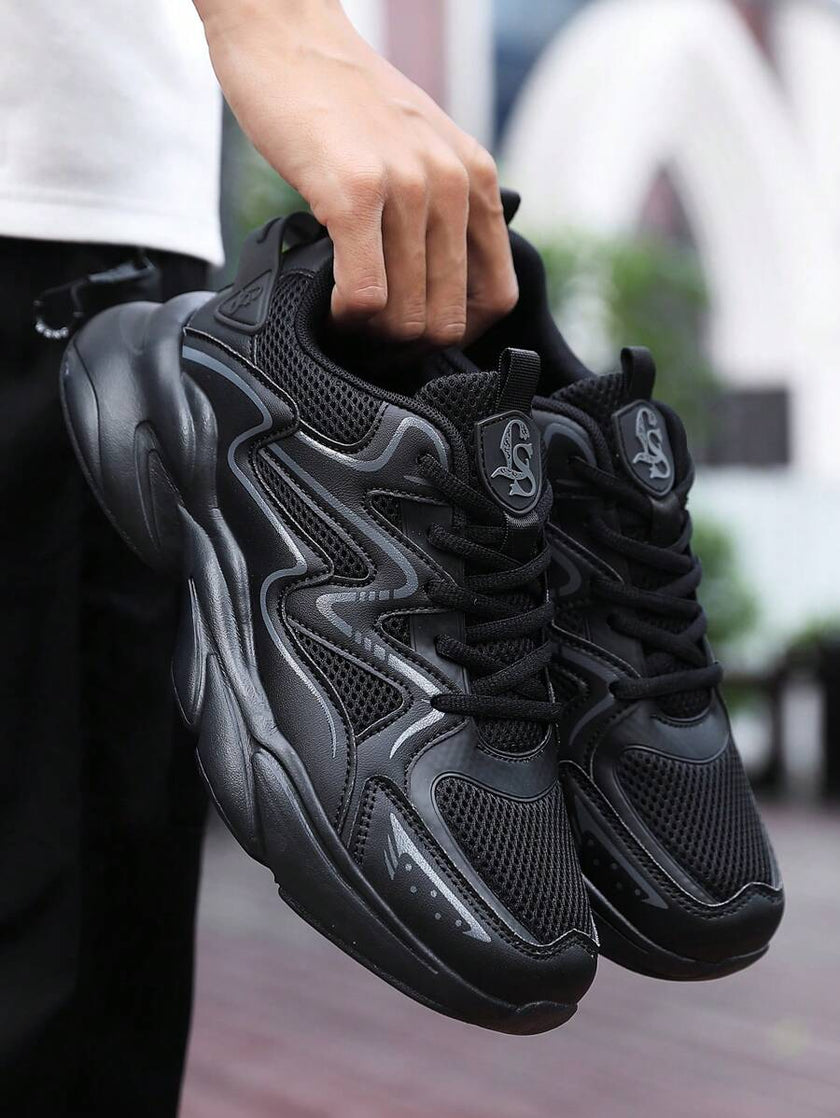 Breathable Chunky Sneakers Beige