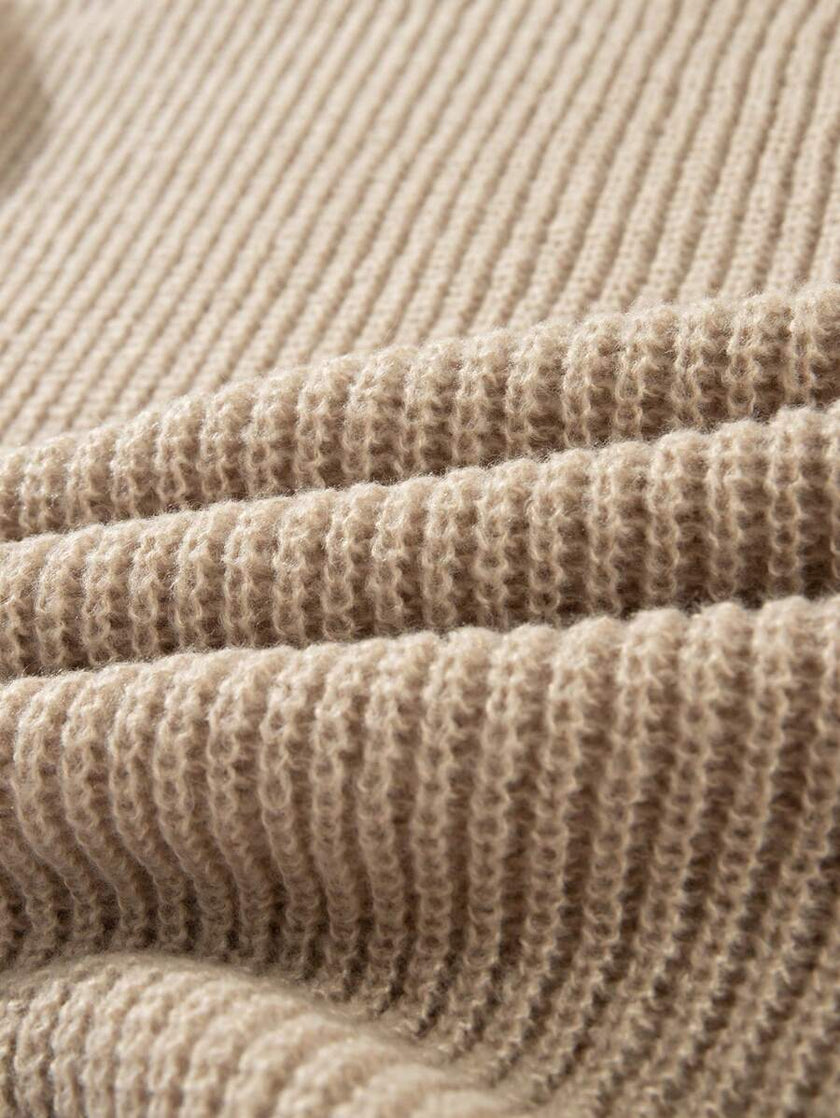 Knit Sweater Mocha Brown - 12