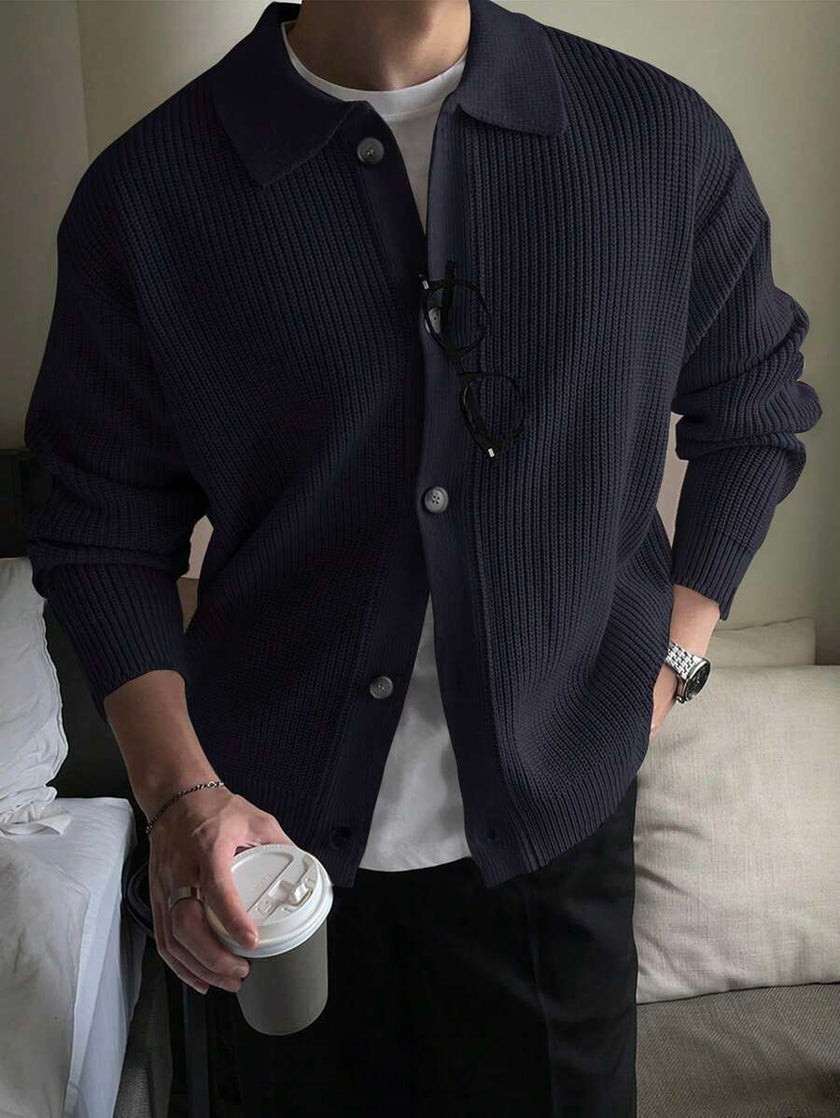 Casual Cardigan Camel Knit - 41