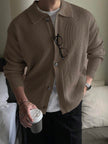 Casual Cardigan Camel Knit - 36