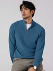 Stylish Half Zip Sweater - 25