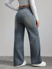 Retro Straight Leg Jeans