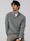 Stylish Half Zip Sweater - 29