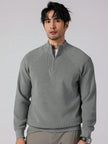 Stylish Half Zip Sweater - 31