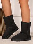Cozy Suede Snow Boots - 2