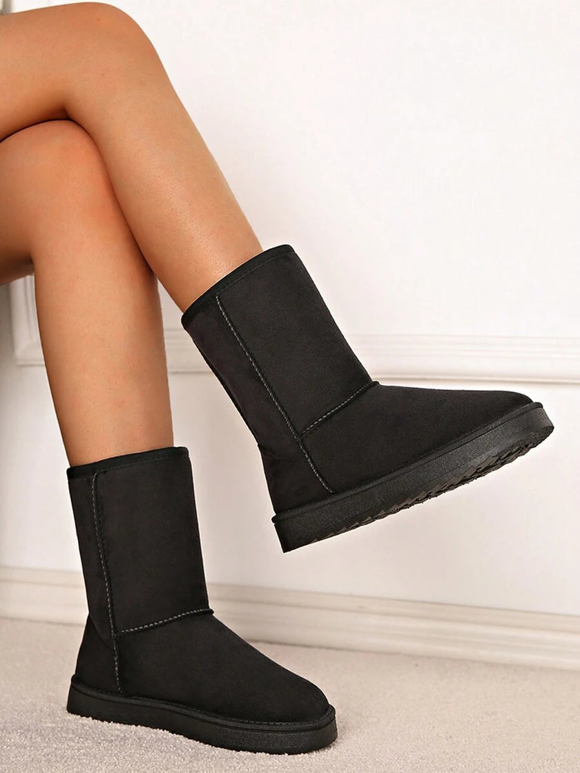Cozy Suede Snow Boots - 3