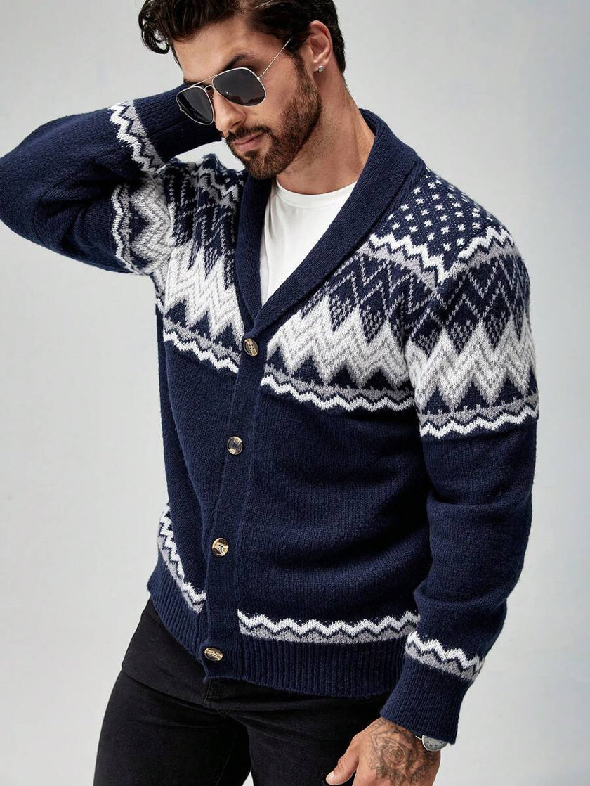 Black Embroidered Cardigan - 4