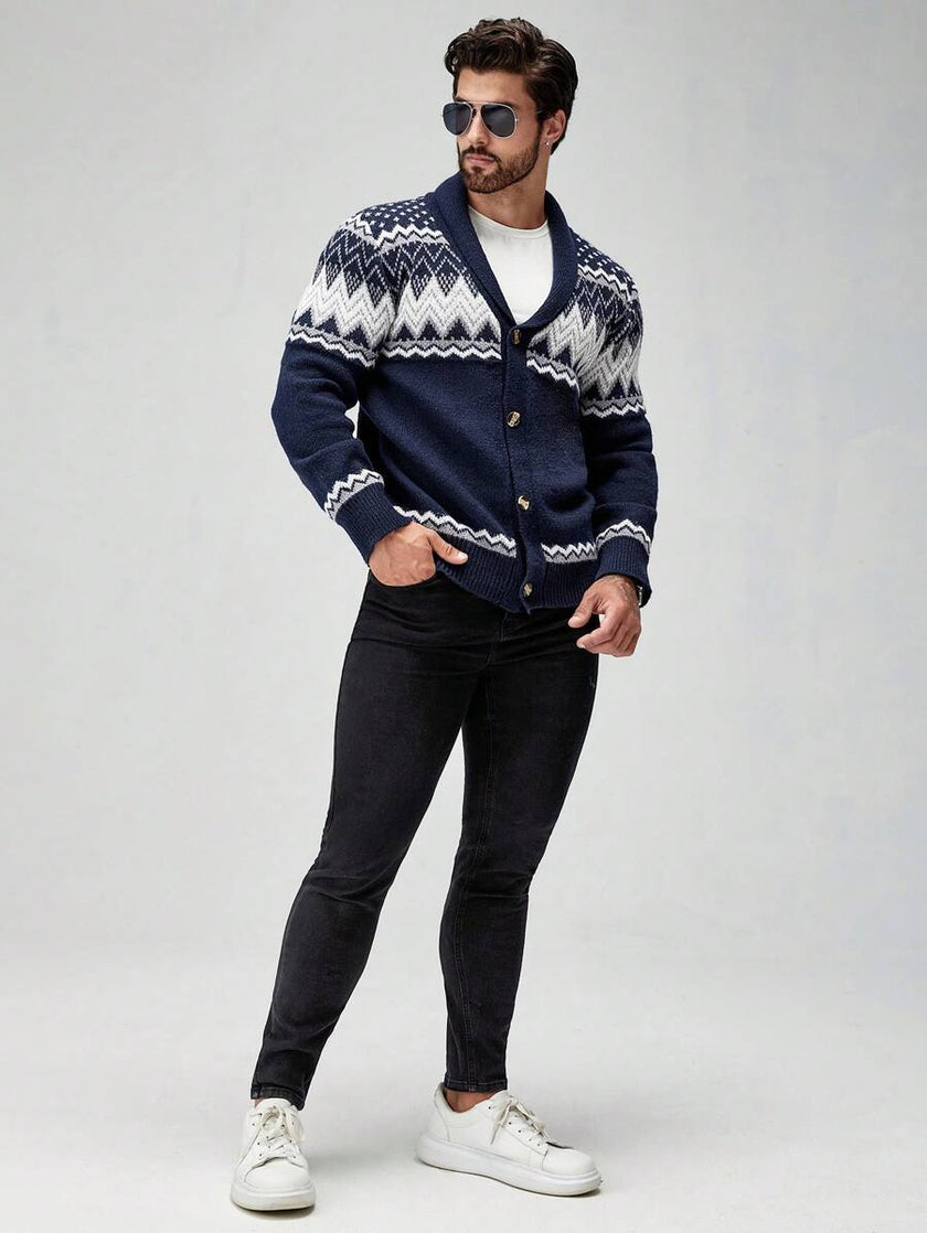 Black Embroidered Cardigan - 5