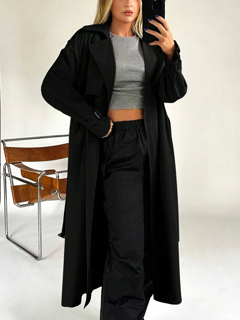 Casual Trench Coat Brown - 13