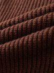 Knit Sweater Mocha Brown - 4