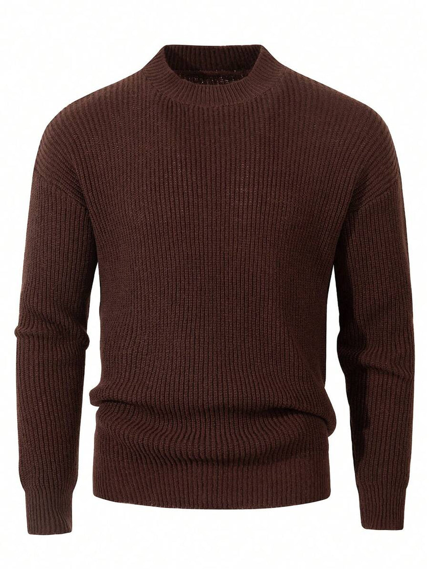 Knit Sweater Mocha Brown - 2