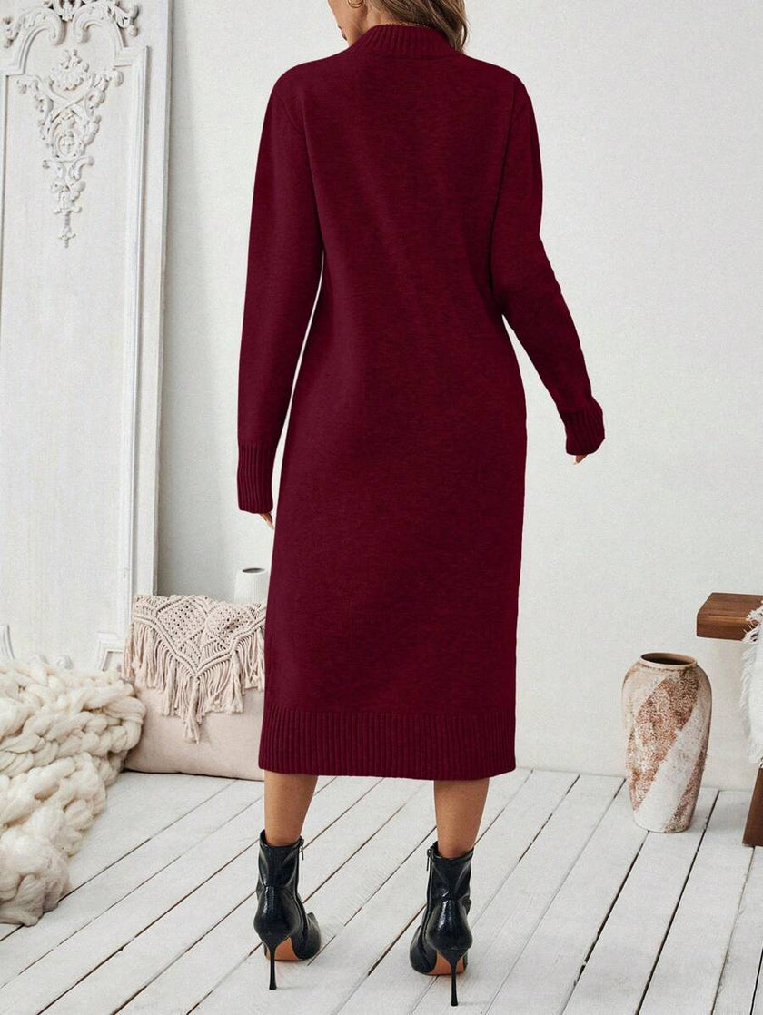 Clara – Winter Dress Women’s Casual | Sweater Dress - 14