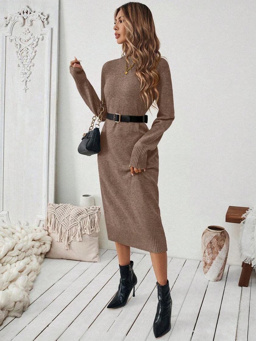 Clara – Winter Dress Women’s Casual | Sweater Dress - 10