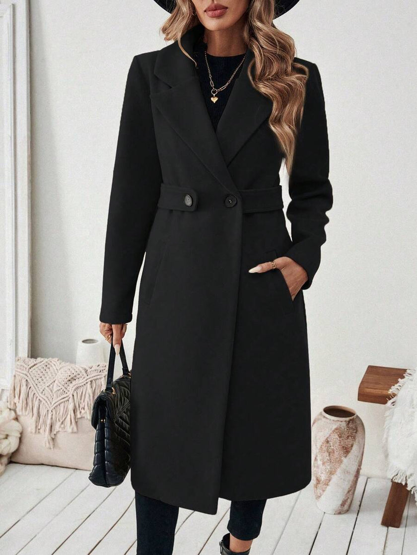Camel Wool Blend Coat - 17