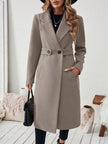 Camel Wool Blend Coat - 11