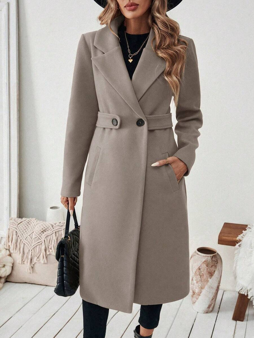 Camel Wool Blend Coat - 11