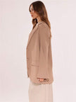Elegant Blazer Dress Brown - 6