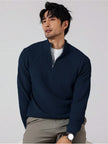 Stylish Half Zip Sweater - 7