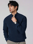 Stylish Half Zip Sweater - 11