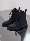 Vintage Black Combat Boots - 1
