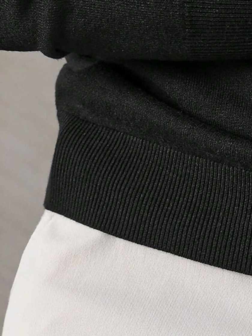 Classic White Pullover Sweater - 4