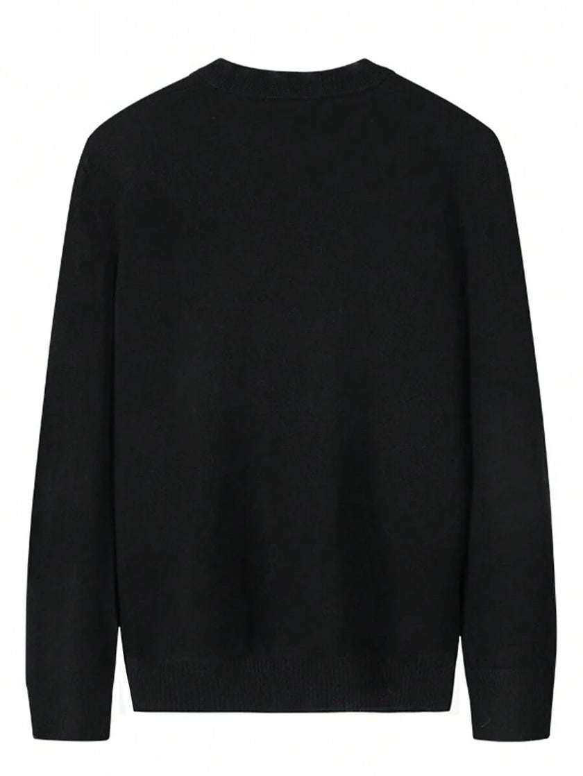 Classic White Pullover Sweater - 3