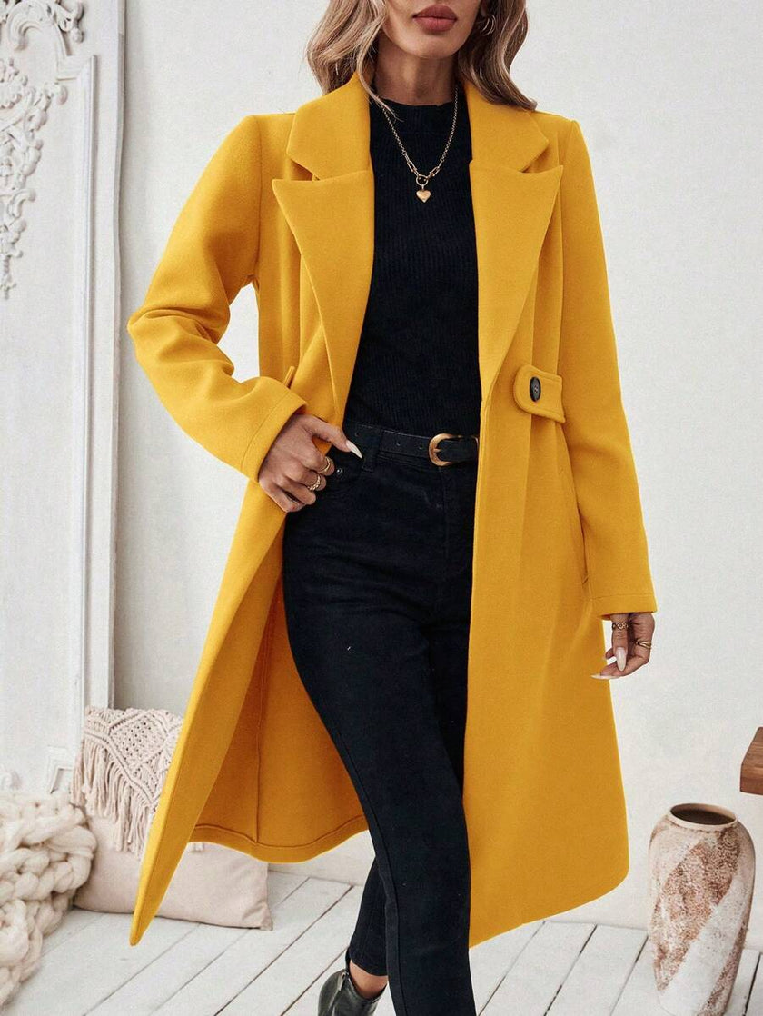 Camel Wool Blend Coat - 23