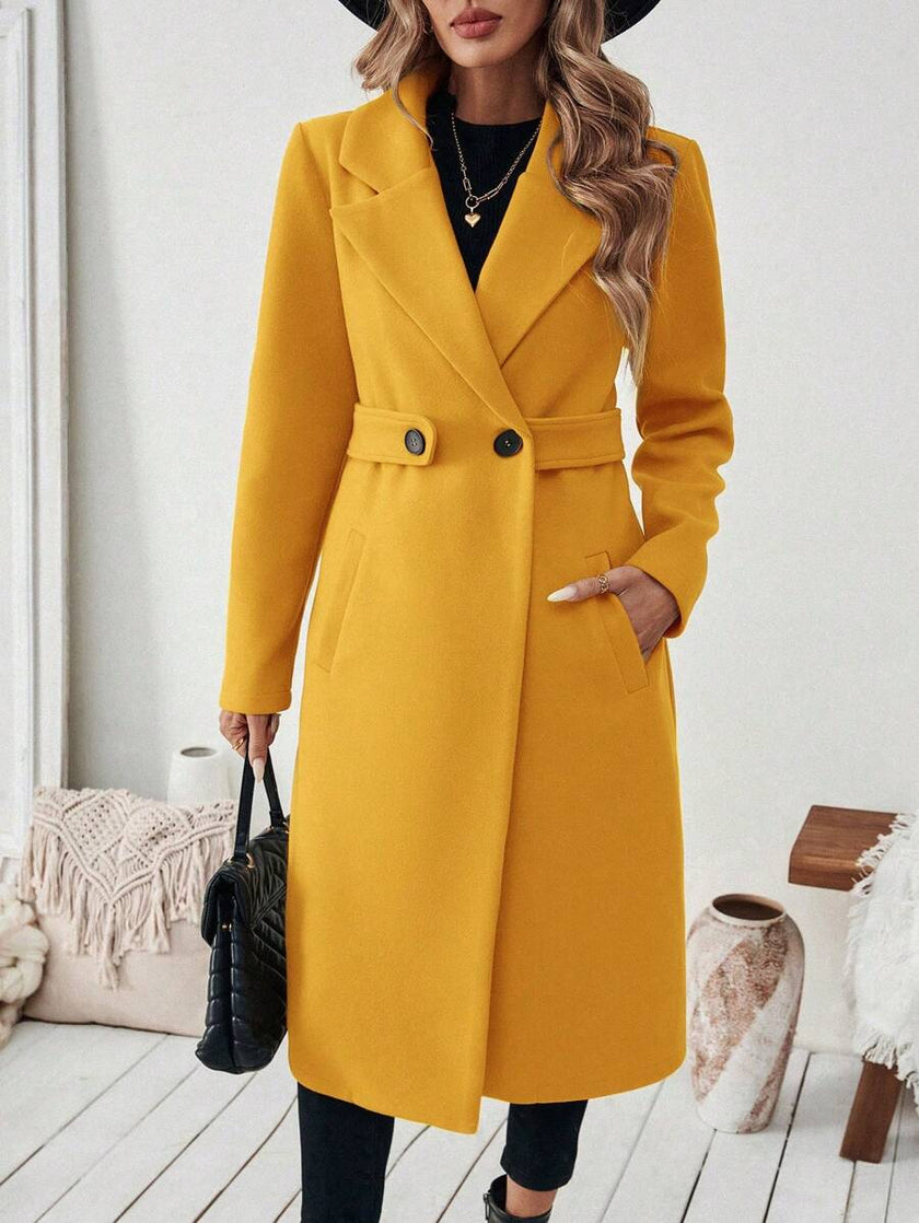Camel Wool Blend Coat - 24