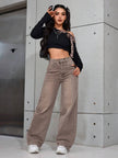 Retro Straight Leg Jeans