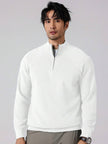 Stylish Half Zip Sweater - 36