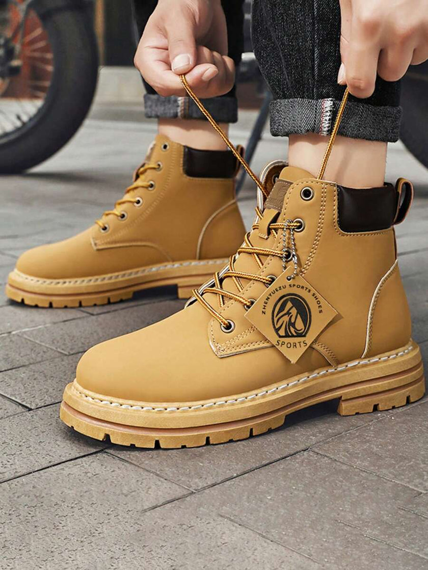 Waterproof Hiking Boots Khaki - 7