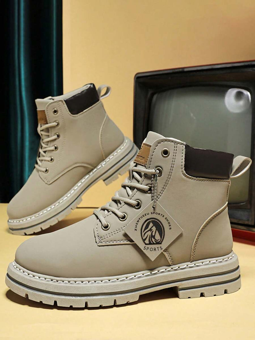 Waterproof Hiking Boots Khaki - 3