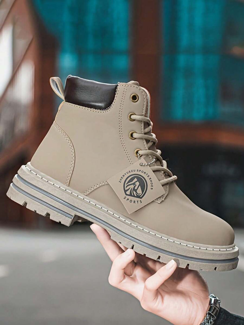 Waterproof Hiking Boots Khaki - 1