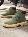 Waterproof Hiking Boots Khaki - 17