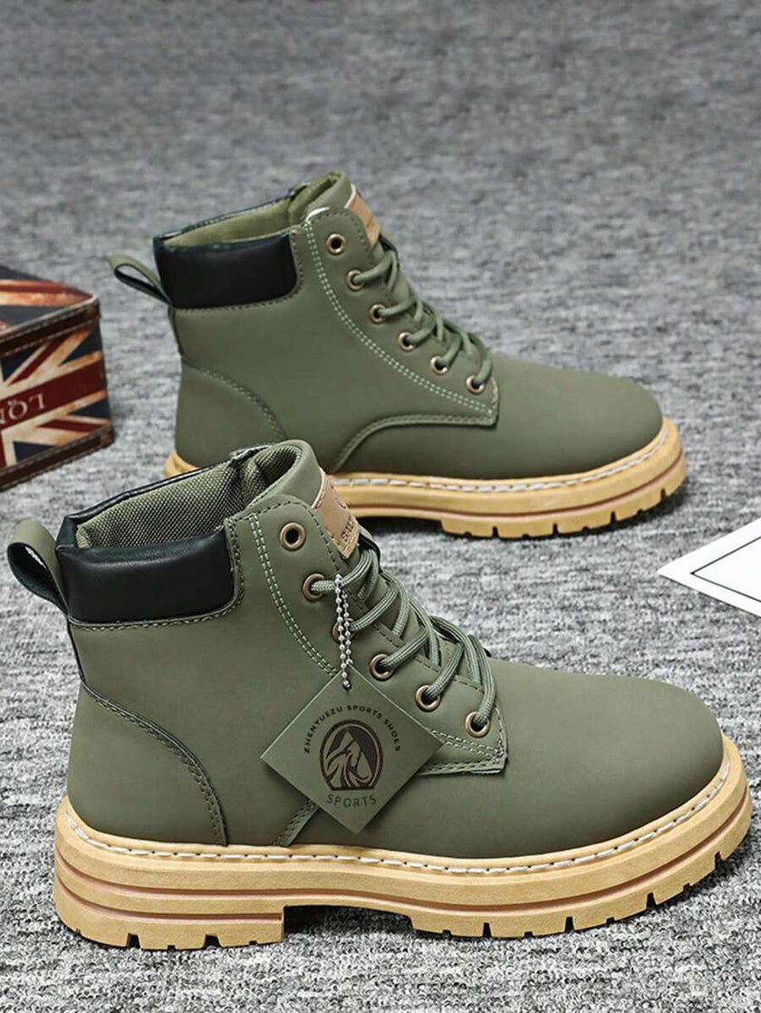 Waterproof Hiking Boots Khaki - 19