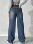 Retro Straight Leg Jeans