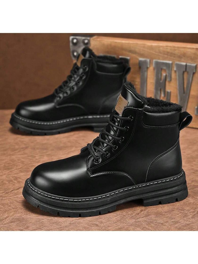 Stylish Winter Boots Grey - 6