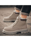 Stylish Winter Boots Grey - 11